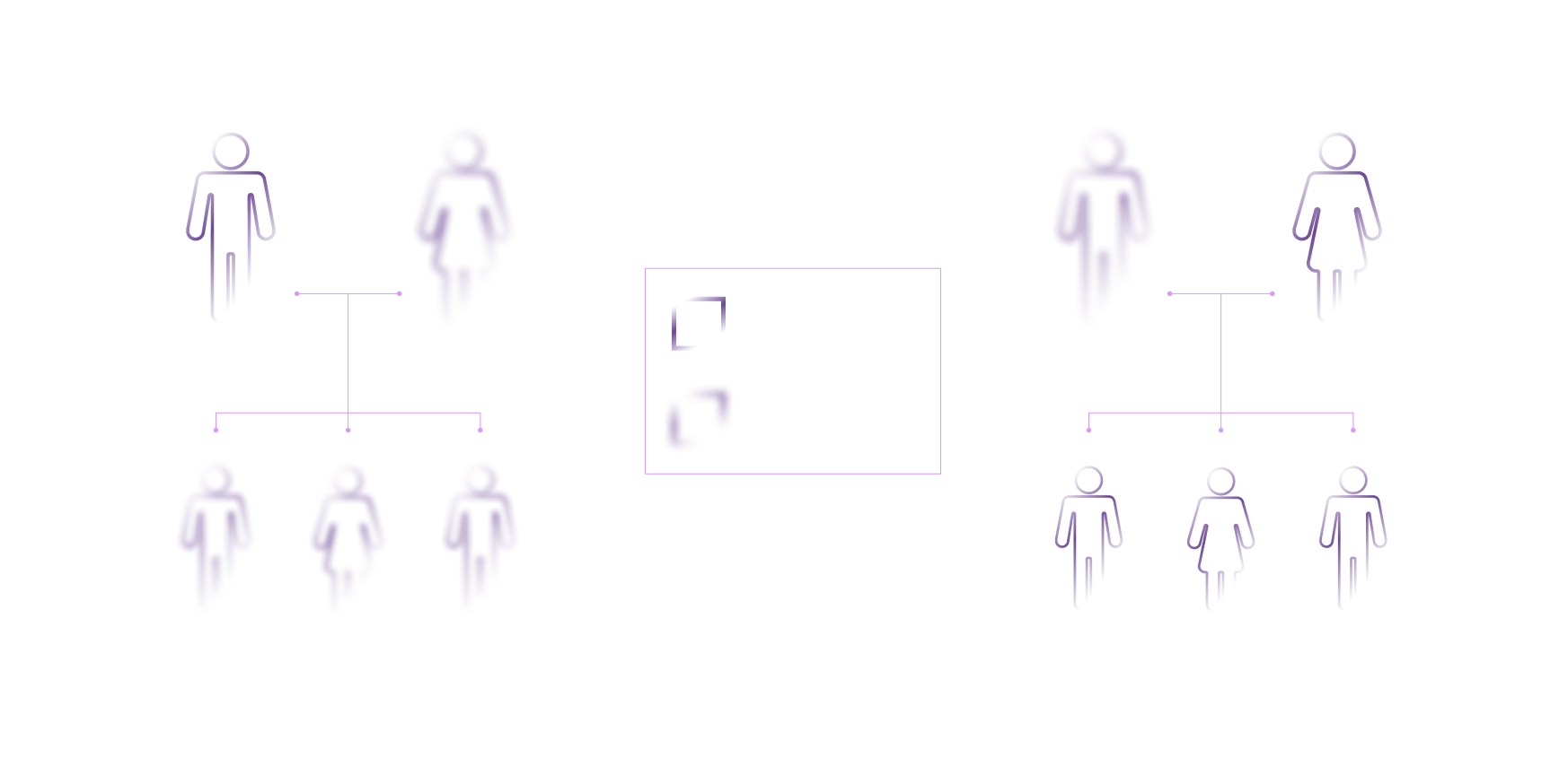Leber hereditary optic neuropathy inheritance diagram showing maternal transmission of mitochondrial DNA mutations and no inheritance from affected fathers.